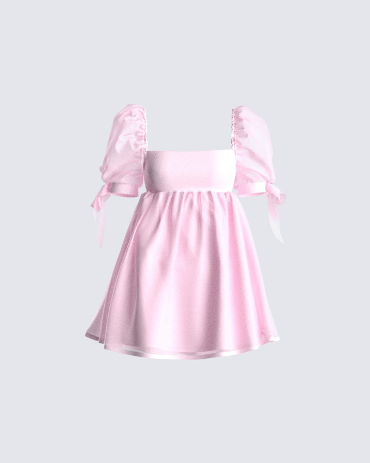 Emily Pink Mini Dress