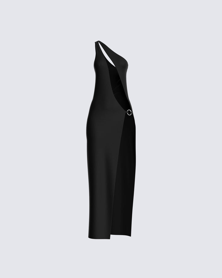 janine black cut out maxi dress Janine Black Cut Out Maxi Dress from Finesse