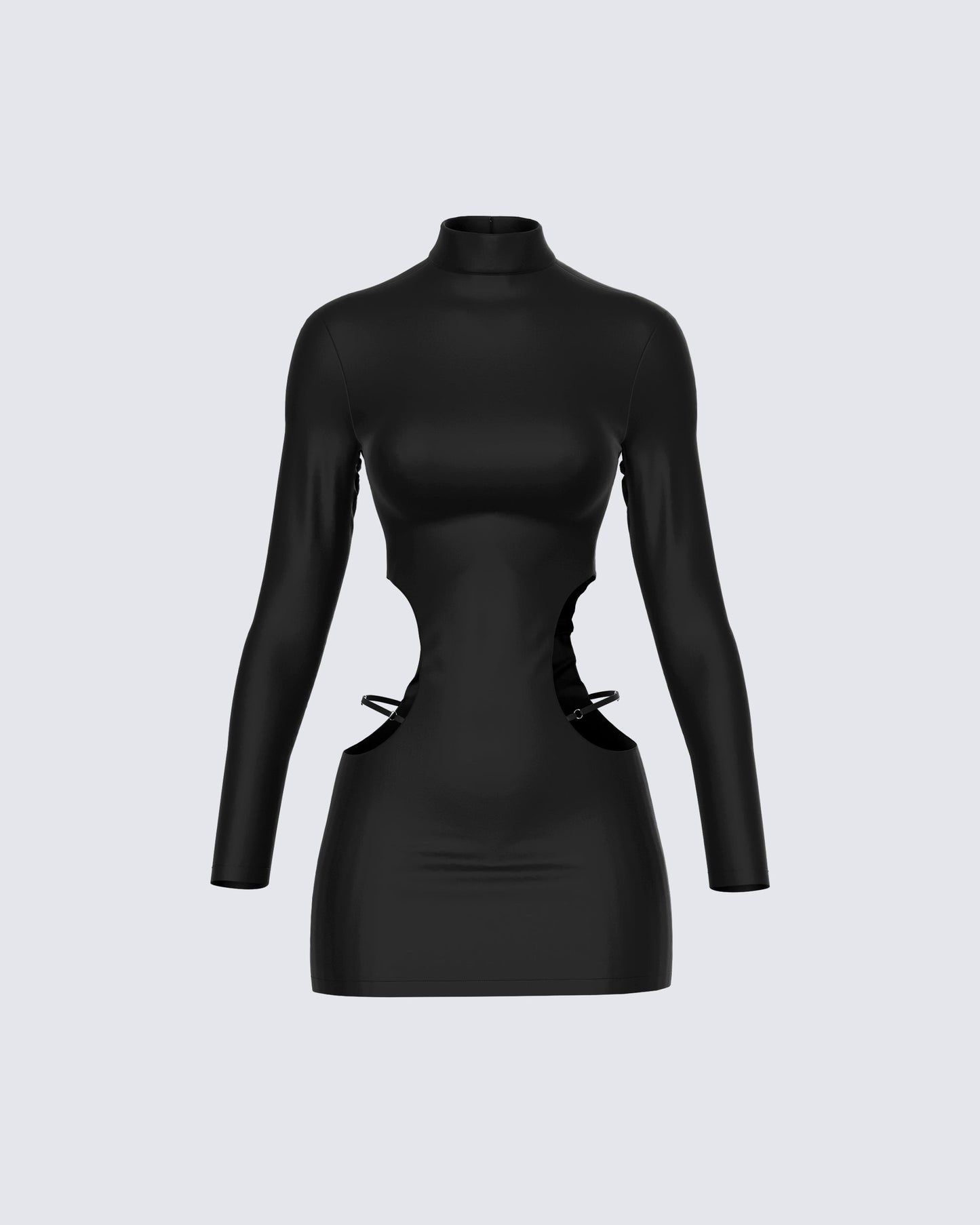 Mariah Black Mini Dress