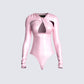 Chelsea Pink Twist Bodysuit
