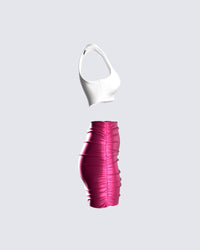Naomi Pink Metallic Set