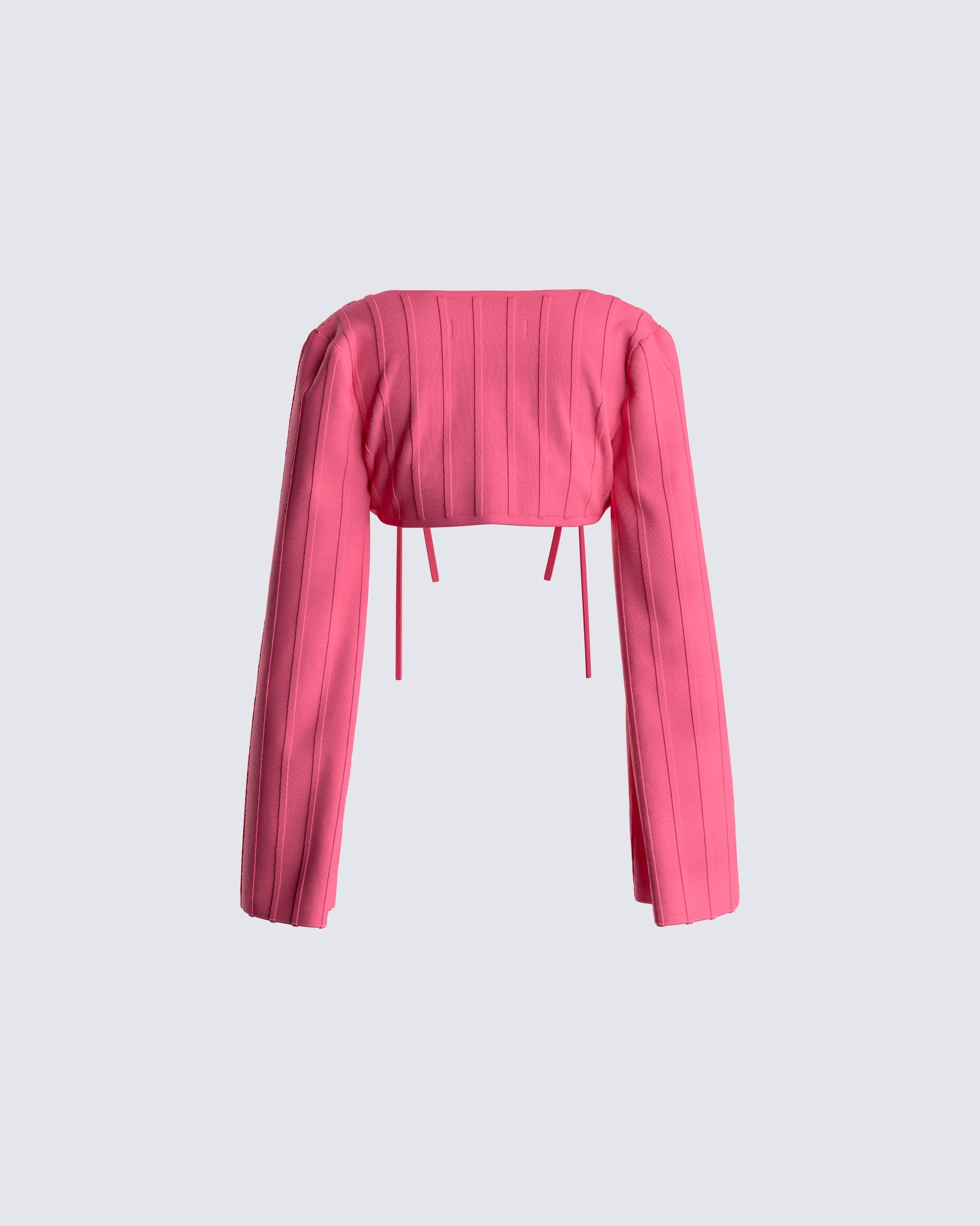 Pink Cropped Shrug Cardigan Pink Cropped Shrug Cardigan