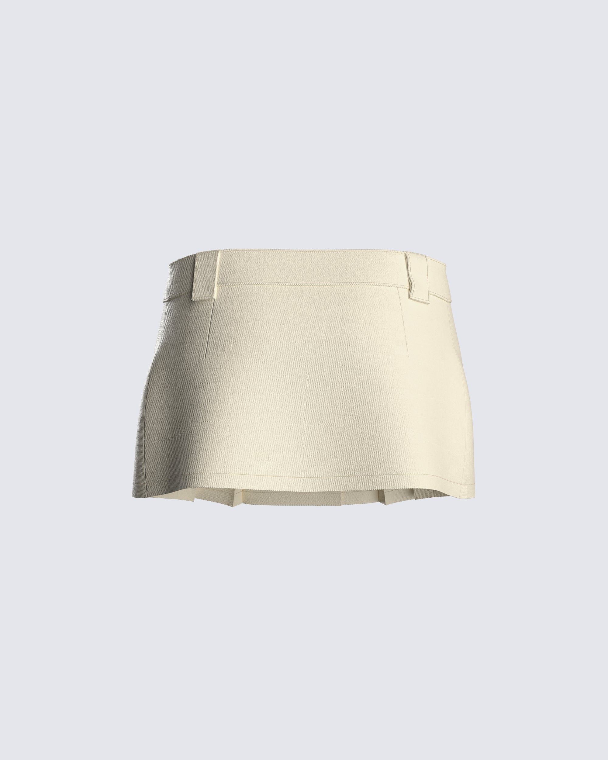 Blake Twill Micro Mini Skirt