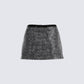 Dita Black Rhinestone Skirt