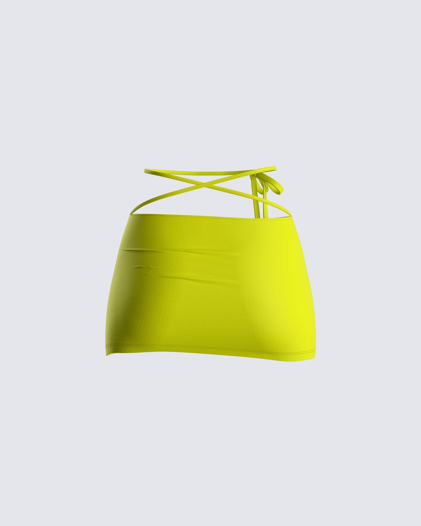 Cameron Yellow Mini Skirt