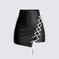Charlie Vegan Leather Mini Skirt