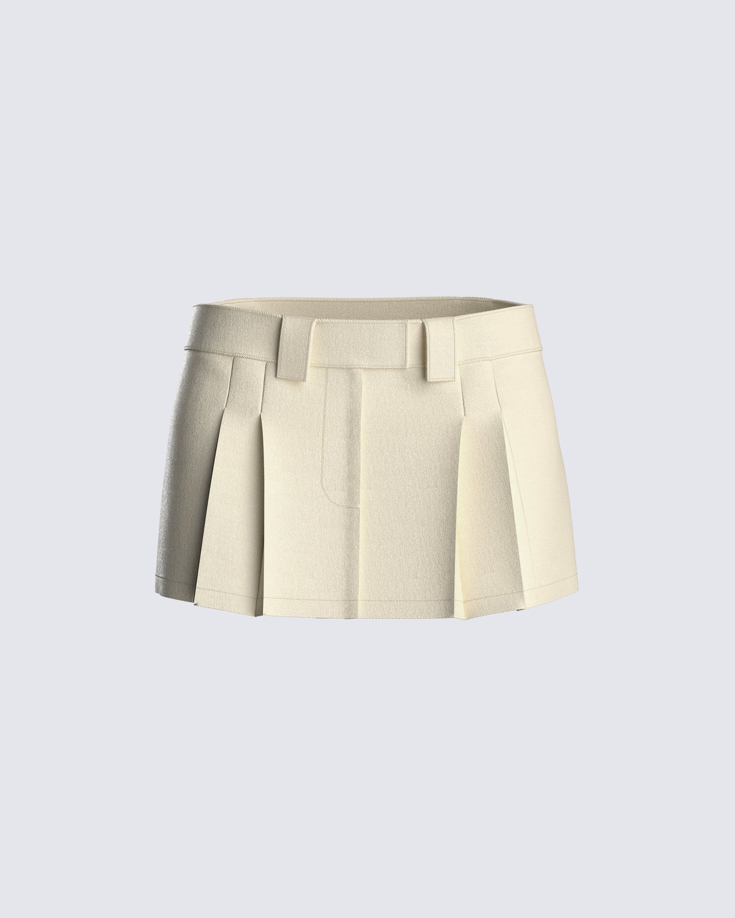 Blake Twill Micro Mini Skirt