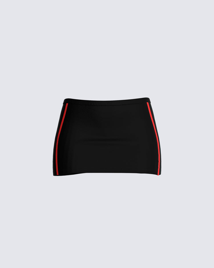 Leon Black Mini Skirt