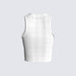 Marlow White Graphic Tank Top