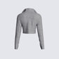 Leanne Grey Sweater Top