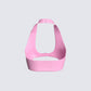 Melanie Pink Halter Top