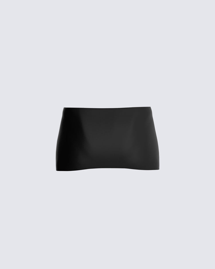 Monique Black Mini Skirt