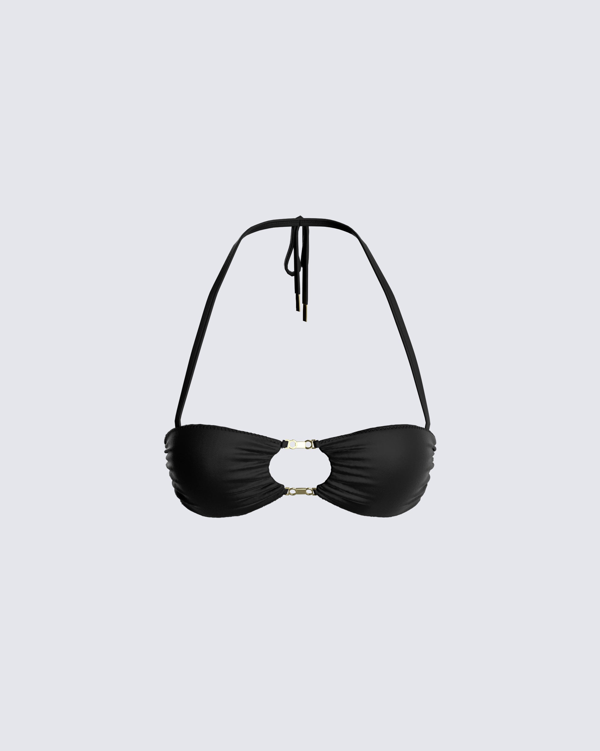 Monique Black Bikini Top – FINESSE