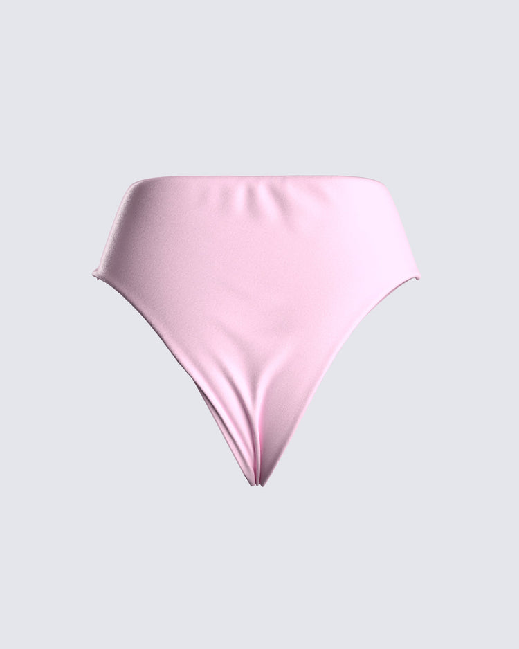 Marcy Pink Bikini Bottom