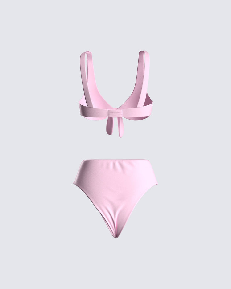 Marcy Pink Bikini Set