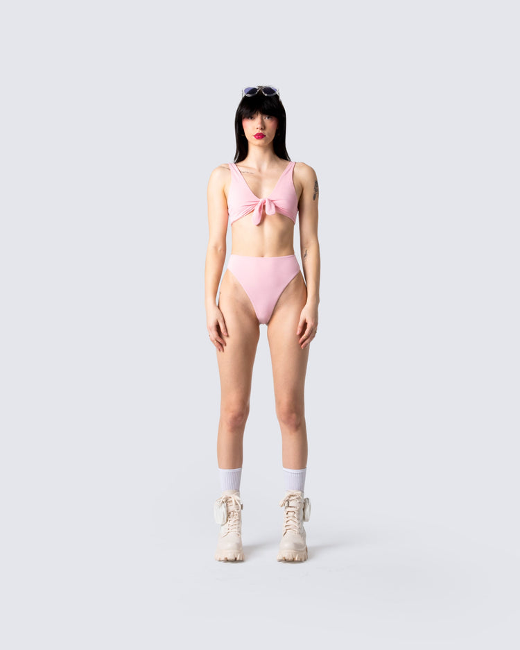 Marcy Pink Bikini Set
