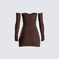 Emsley Brown Tie Mini Dress