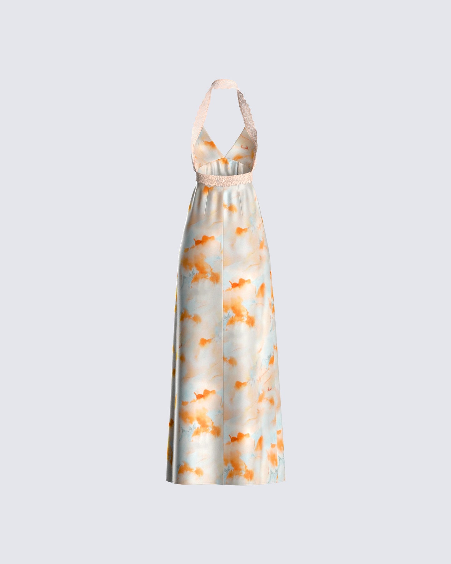 Landon Abstract Print Maxi Dress