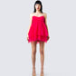 Nelly Hot Pink Tulle Mini Dress
