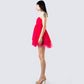 Nelly Hot Pink Tulle Mini Dress