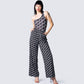 Joy Logo Print High Waist Pant