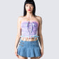 Dolly Blue Sweetheart Corset Top
