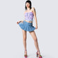 Dolly Blue Sweetheart Corset Top