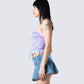 Dolly Blue Sweetheart Corset Top