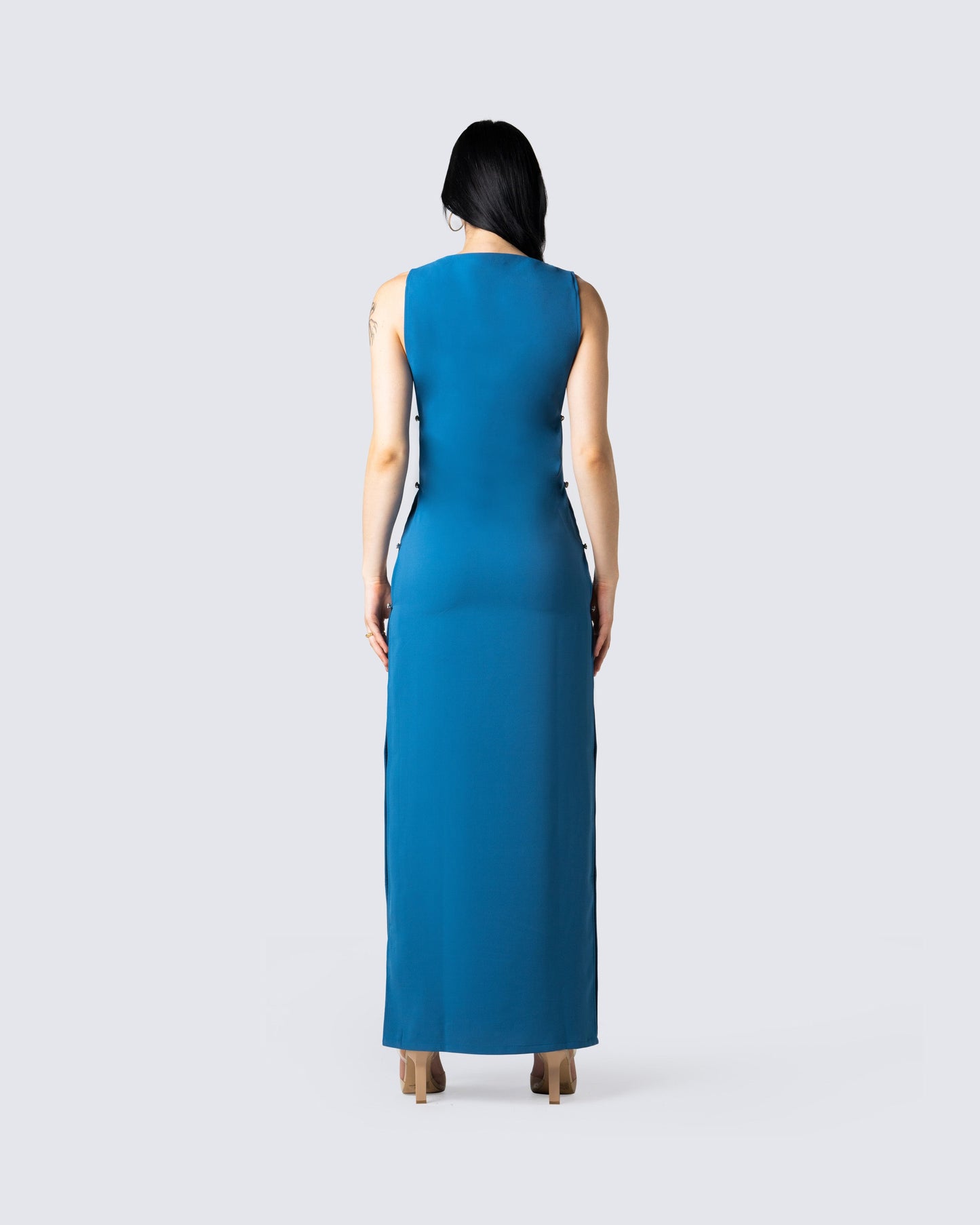 Jenara Navy Maxi Dress