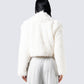 Estella Ivory Vegan Fur Coat