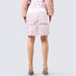 Edith Pink Satin High Low Skirt