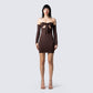 Emsley Brown Tie Mini Dress