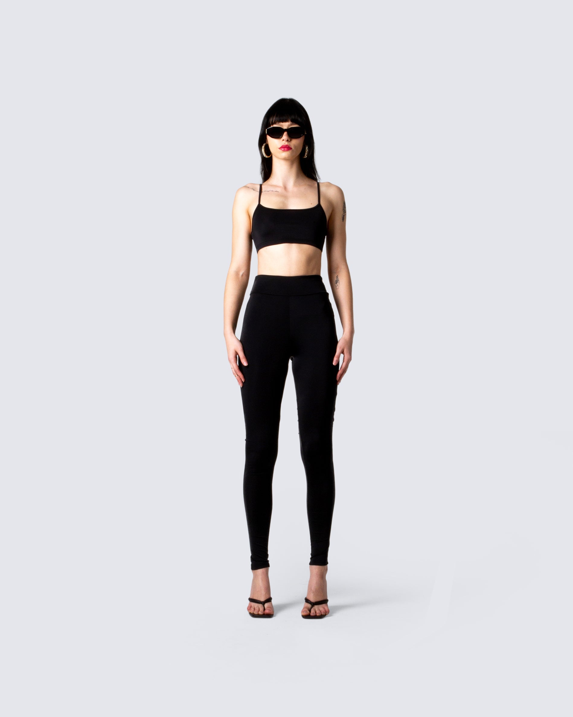 Allison Black Jersey Legging