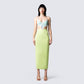 Fallon Light Green Maxi Skirt