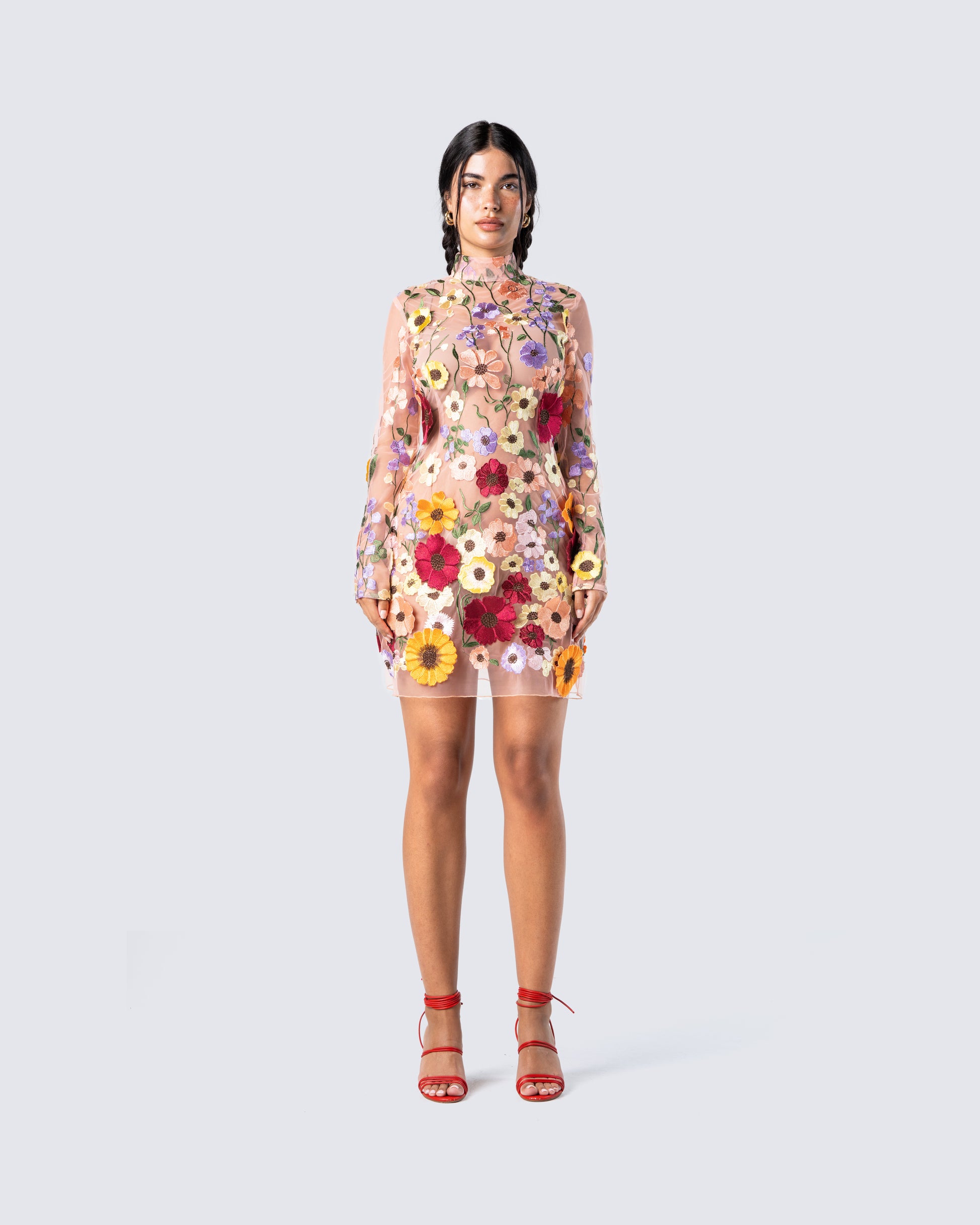 Flora Flower Mini Dress – FINESSE