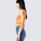 Bonnie Orange Corset Top