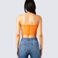 Bonnie Orange Corset Top