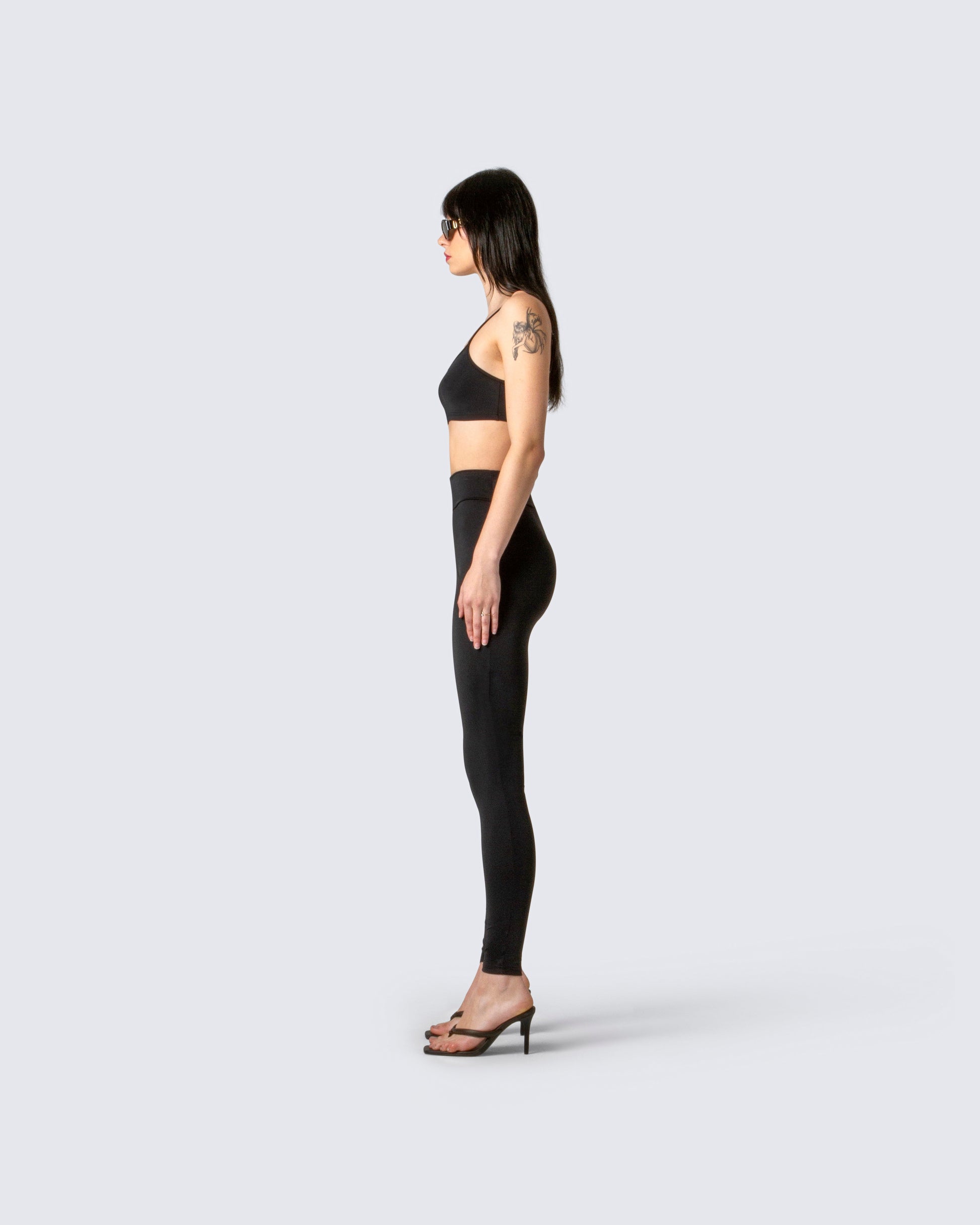 Black Cotton Leggings – Discovery Activewear