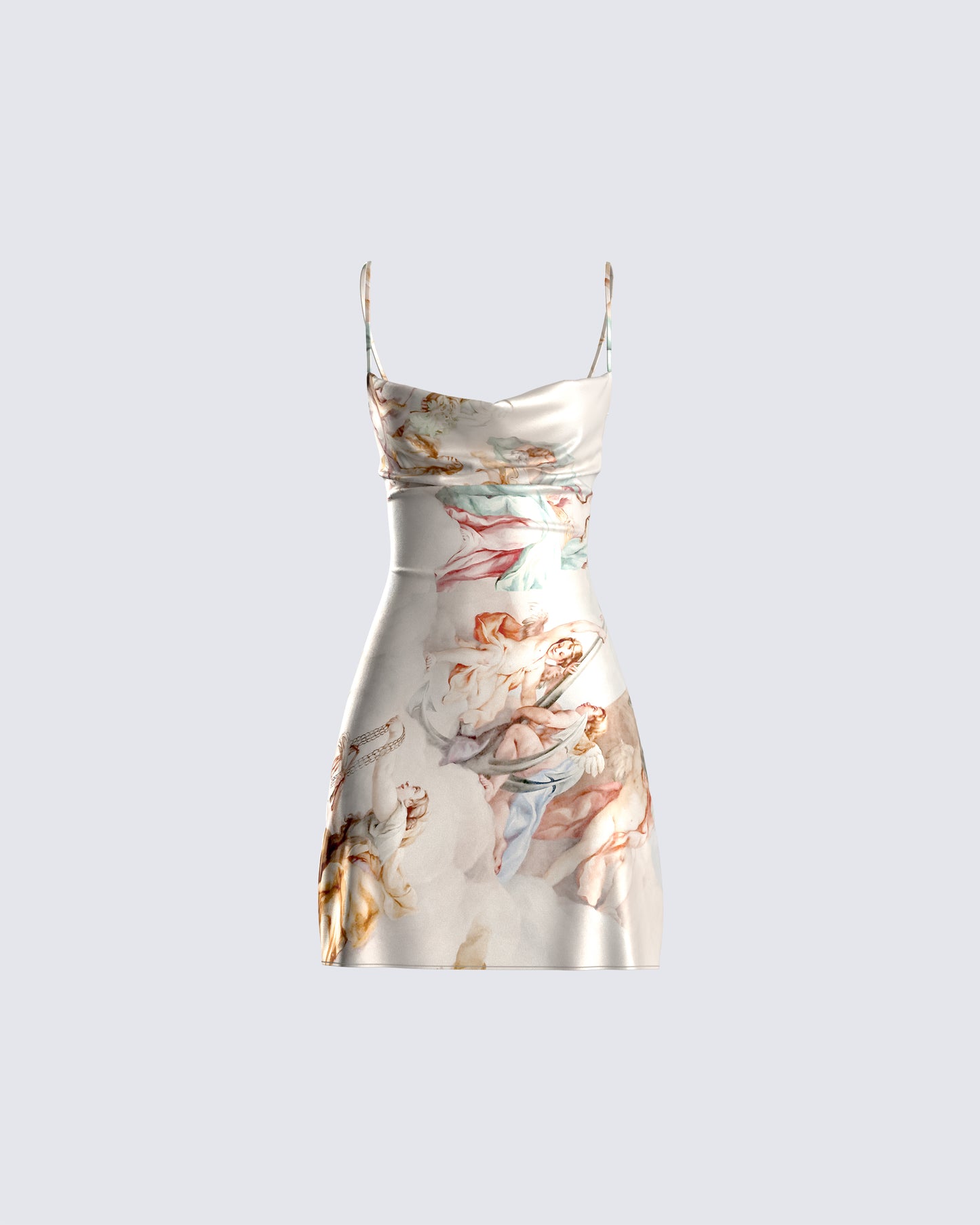 Renaissance Print Dress -  UK