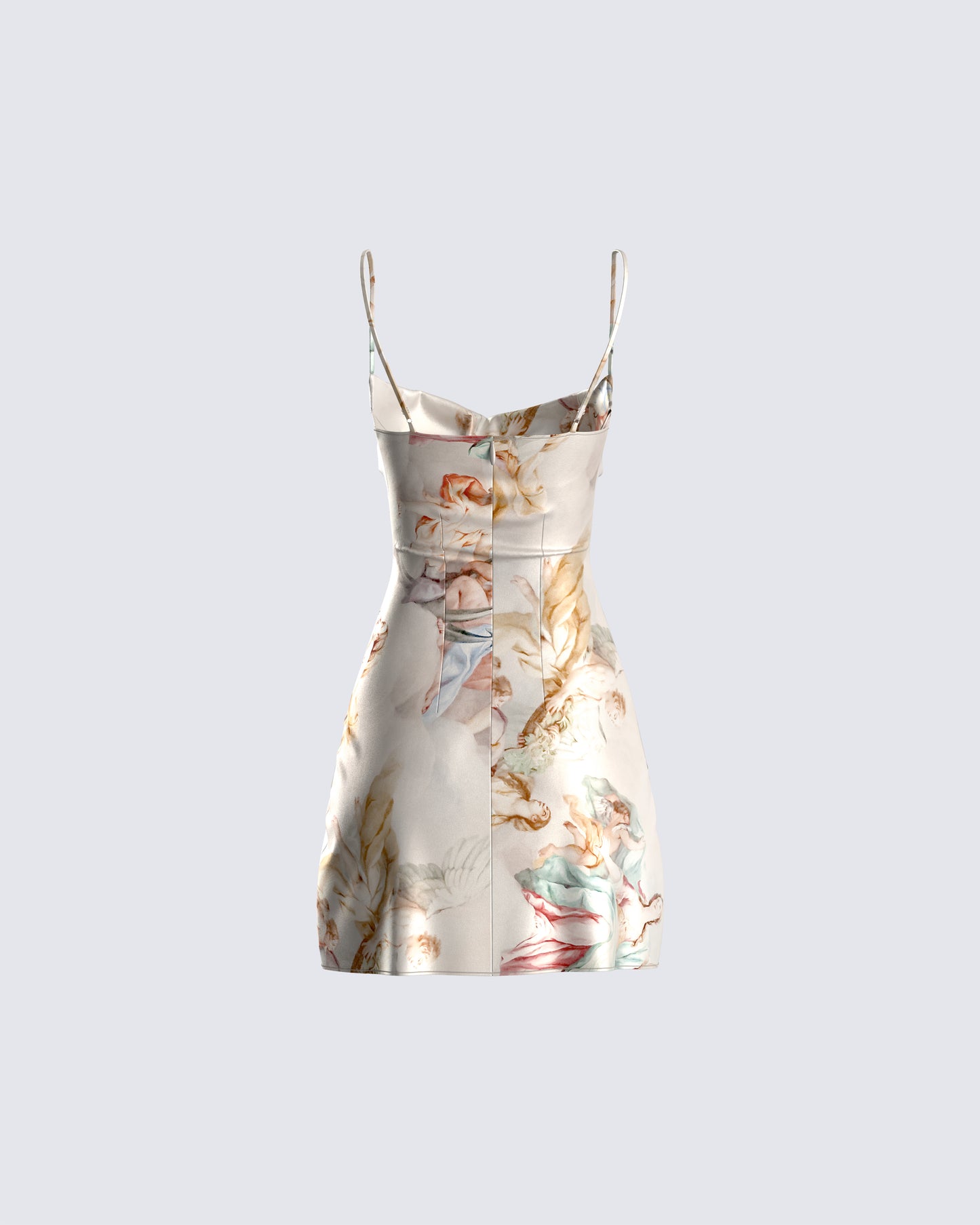 Melody Renaissance Print Mini Dress