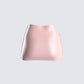 Jacque Pink Vegan Leather Skirt