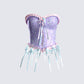 Dolly Blue Sweetheart Corset Top