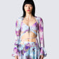 Kadence Tie Dye Print Shrug