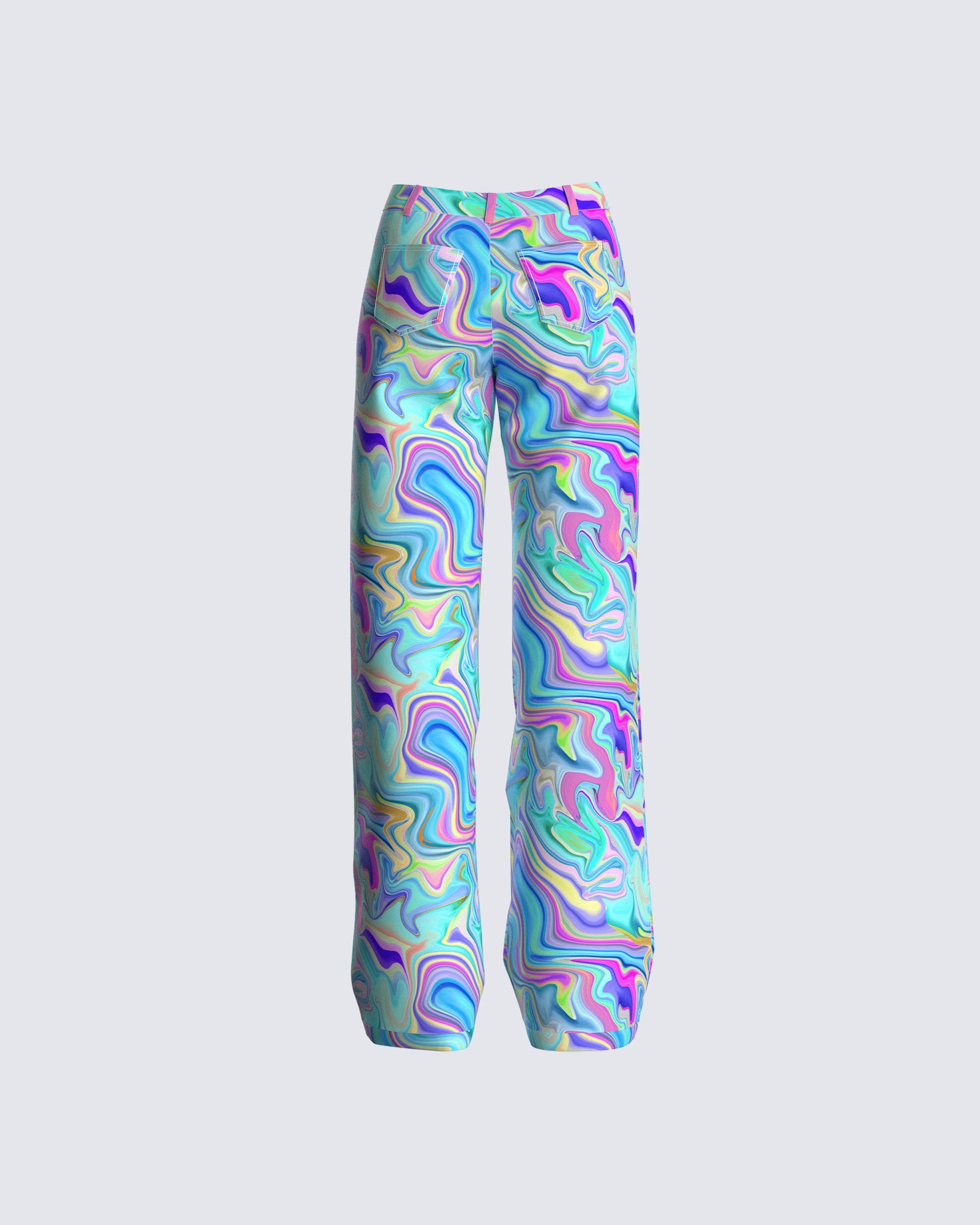 Zenya Swirl Print Pant