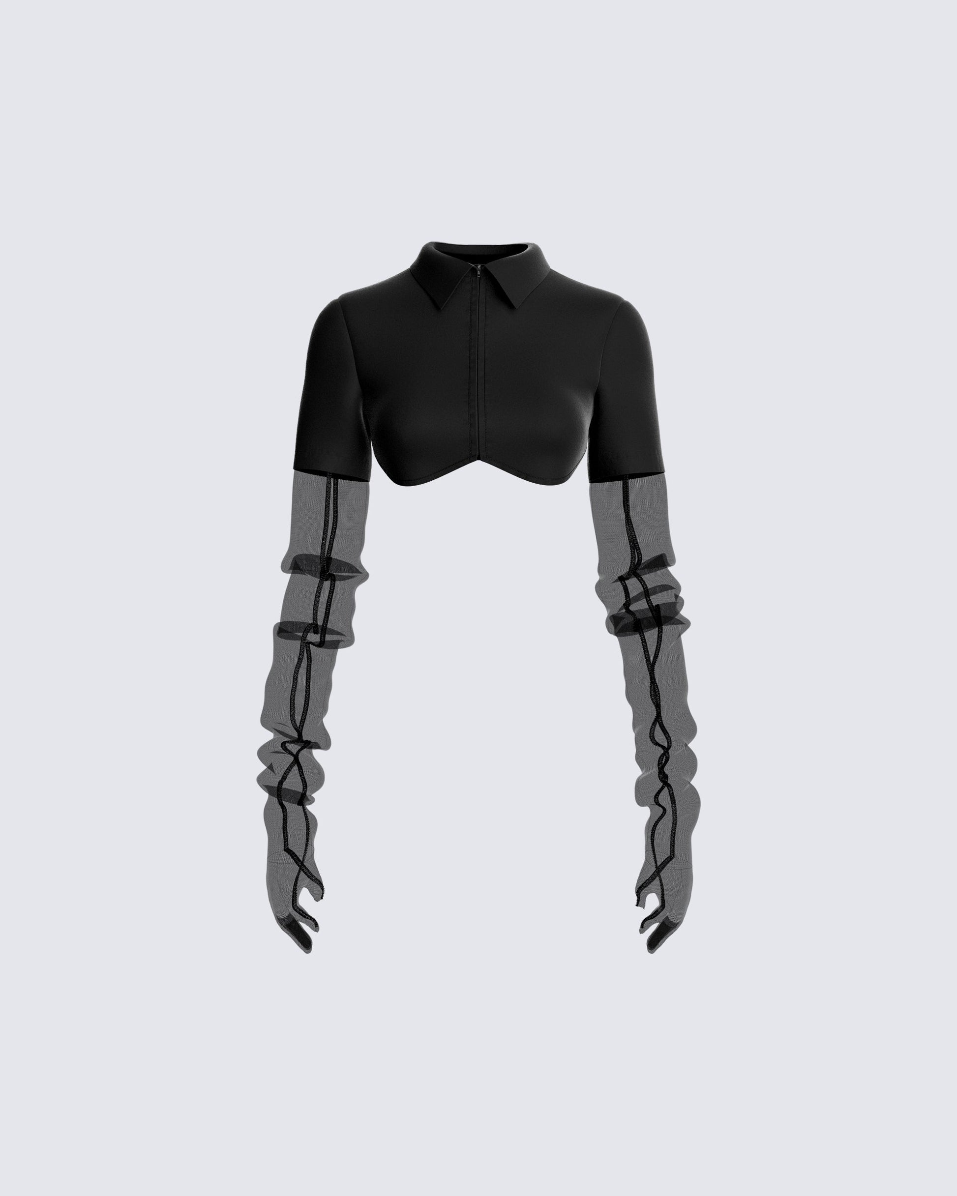 Sora Black Shirt & Gloves FINESSE –