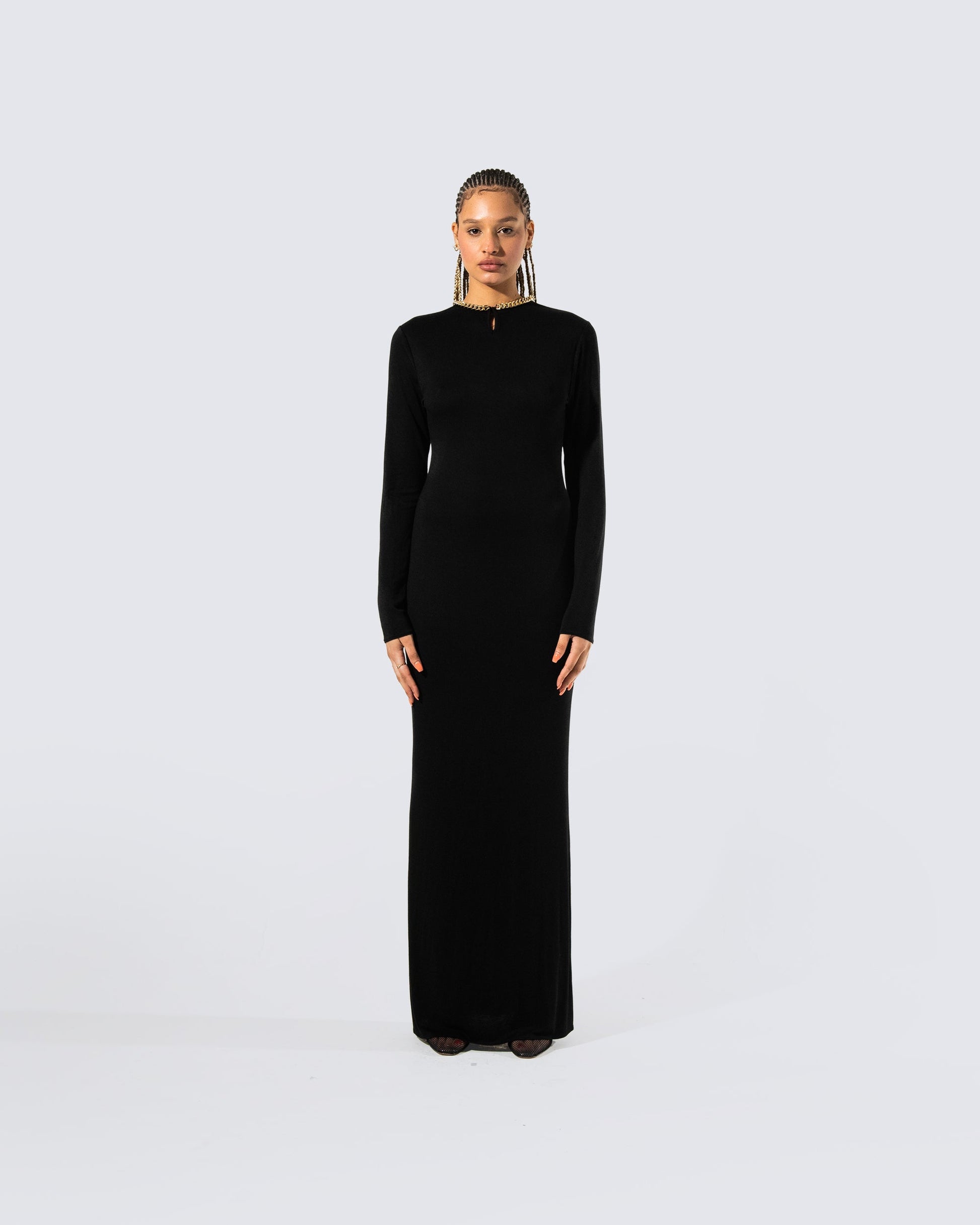 finesse maxi dress Blue Ruffle Tiered Maxi Dress