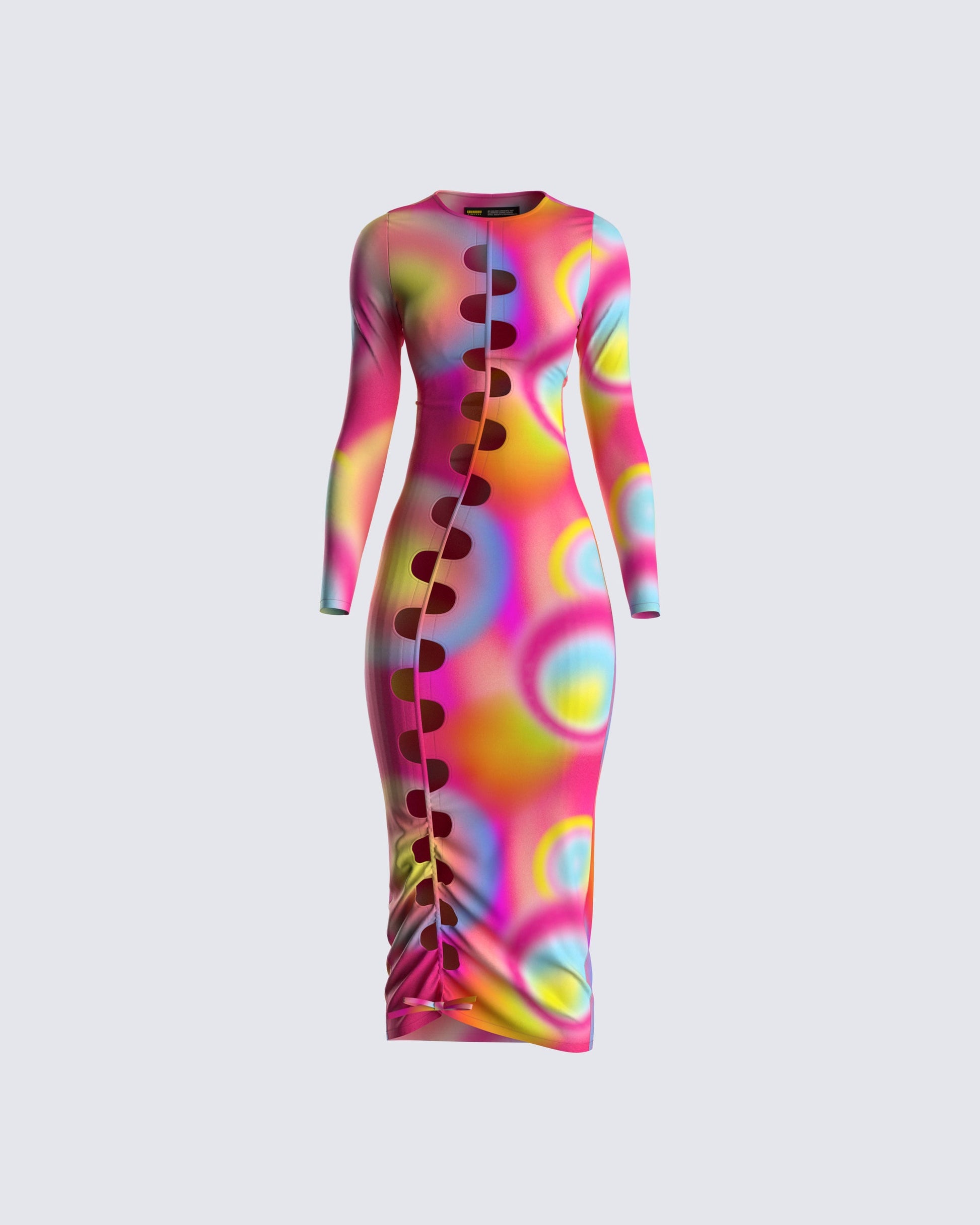 cut out tie dye maxi dress Rainbow Tie Dye Maxi Dress with Cut-Out Back