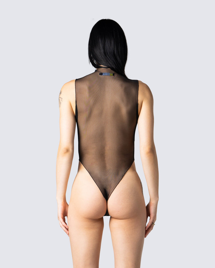 Rena Black Bodysuit