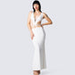 Pauline White Maxi Dress