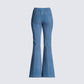 Skyler Flared Blue Jeans